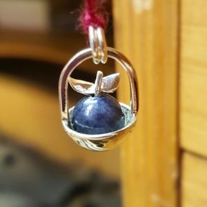 Berry Basket - Sapphire & Sterling Silver Earrings